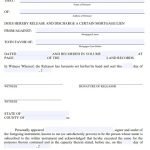 free mortgage lien release form 1