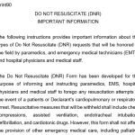 free do not resuscitate order form