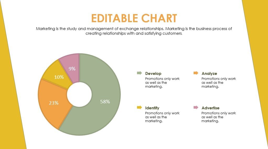 free pie chart template 3