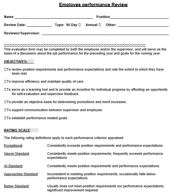 employee performance review 1