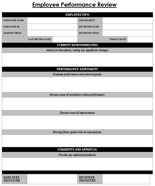 employee performance review 6