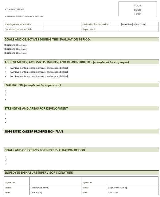 employee performance review 7
