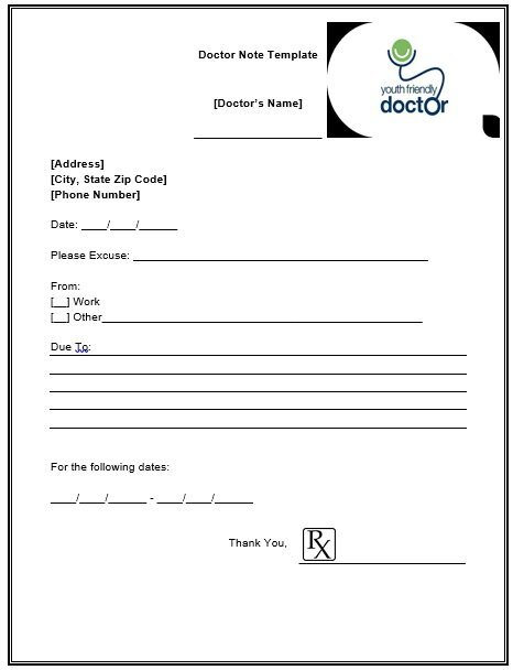 make a fake doctors note