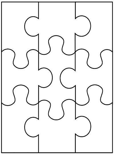 blank puzzle template