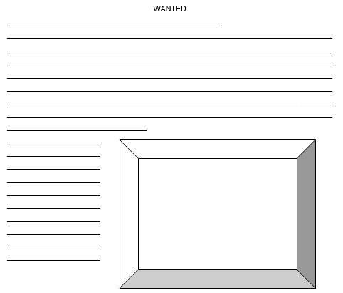 blank wanted poster template