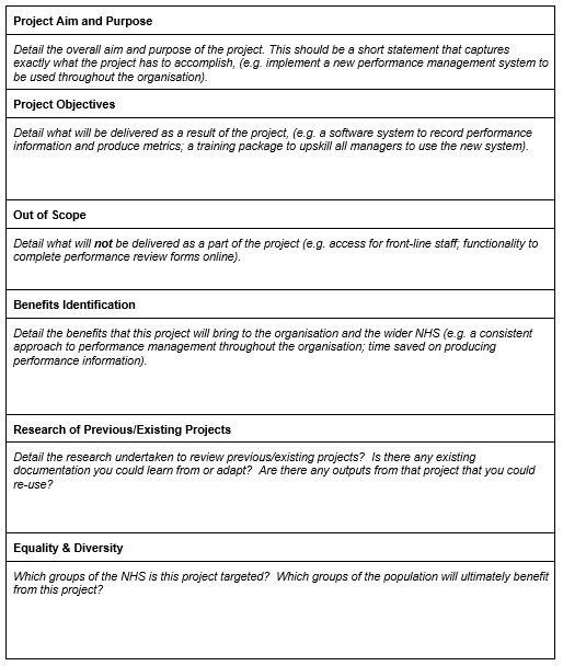 detailed scope of work template