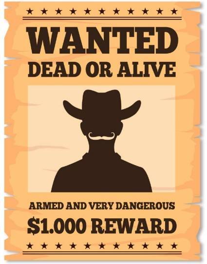 free wanted poster template editable