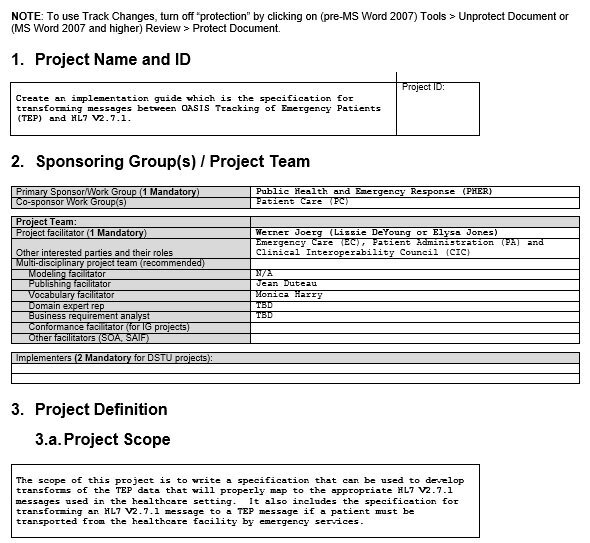 international project scope statement template