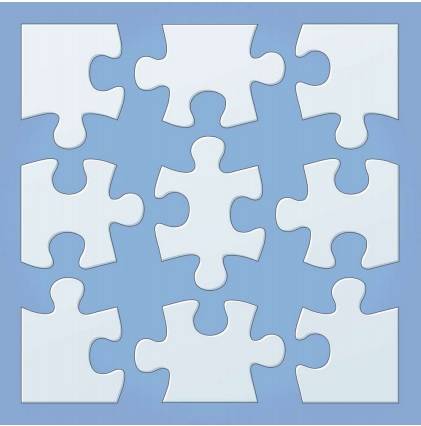 jigsaw puzzle piece template