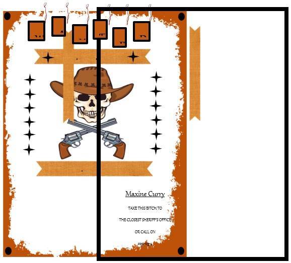 modern wanted poster template