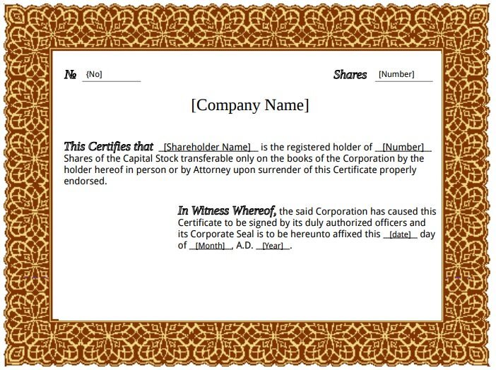 print stock certificates online