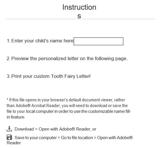 customizable tooth fairy certificate free printable