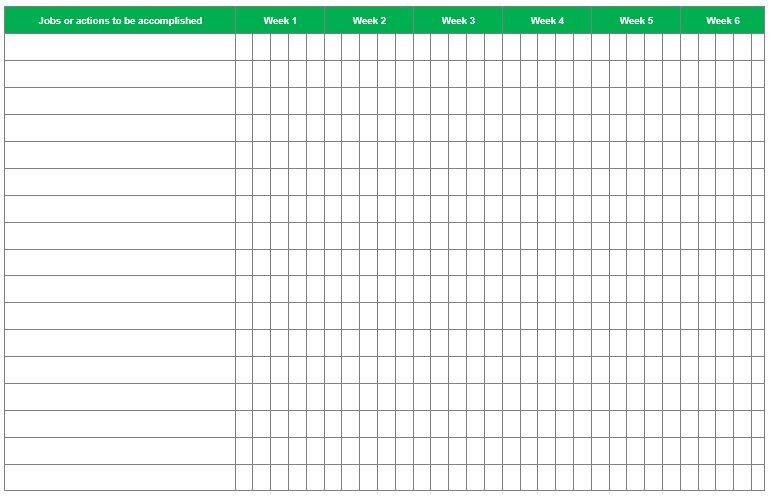 free delivery schedule template 4