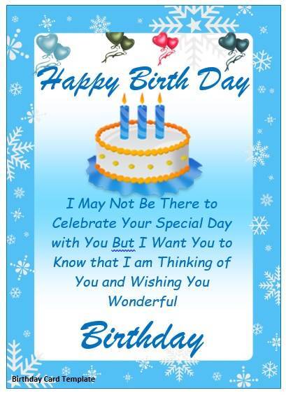 free birthday card template 12