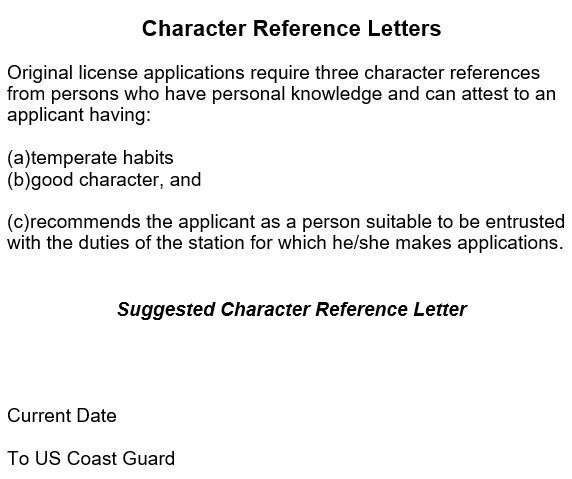 free character reference letter