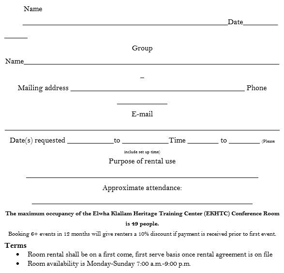 free room rental agreement