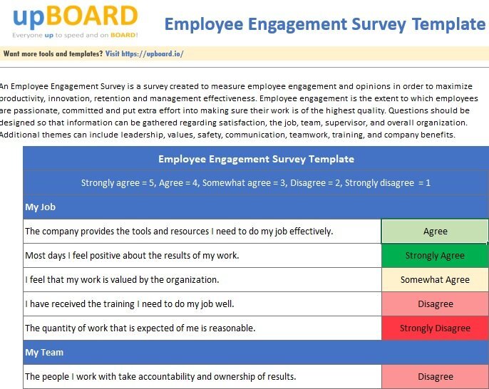 free survey template 6