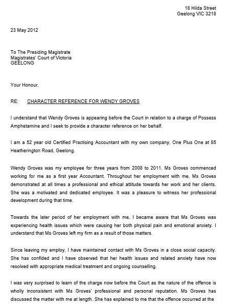 printable character reference letter 3
