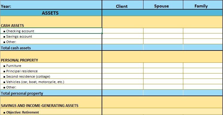 free balance sheet template 5