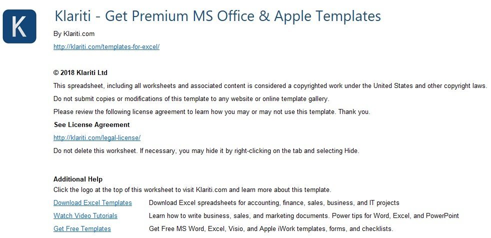 free balance sheet template 6