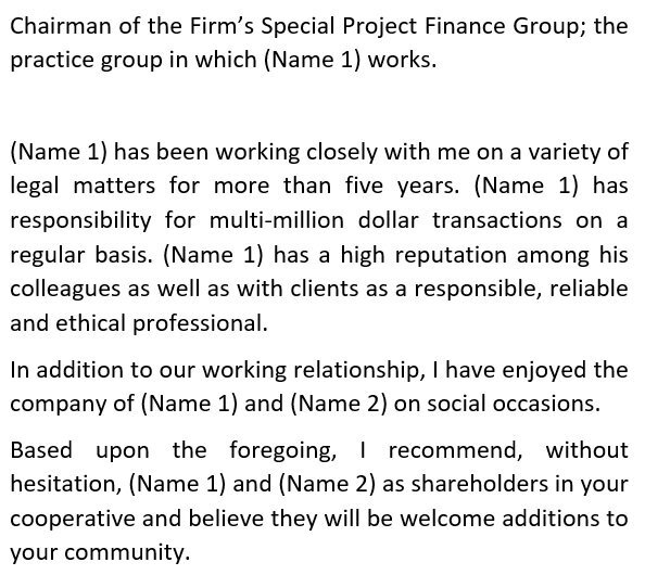 free business reference letter 5