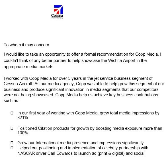 free business reference letter 7