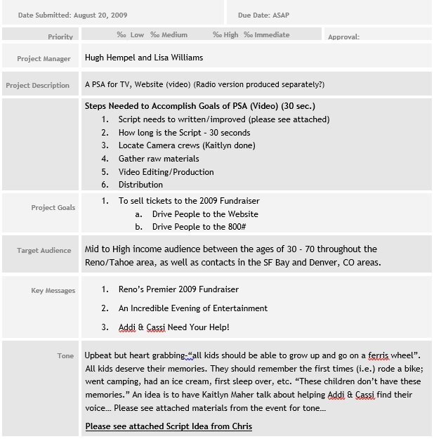 free creative brief template 3