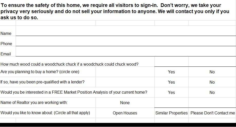 free open house sign in sheet 3