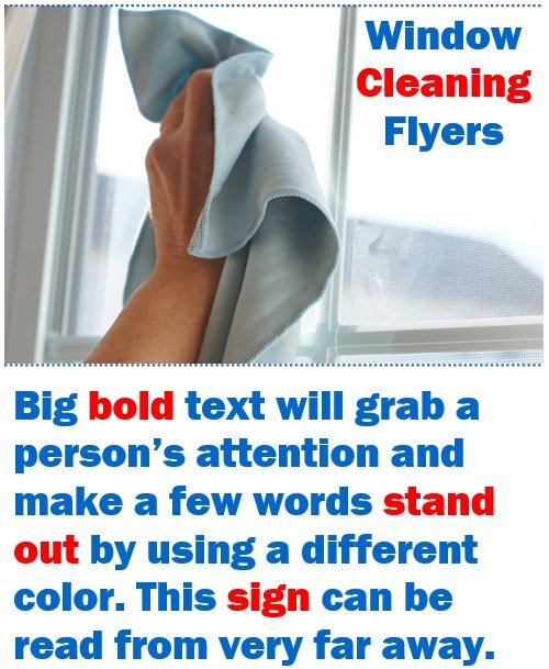 window cleaning flyer designs