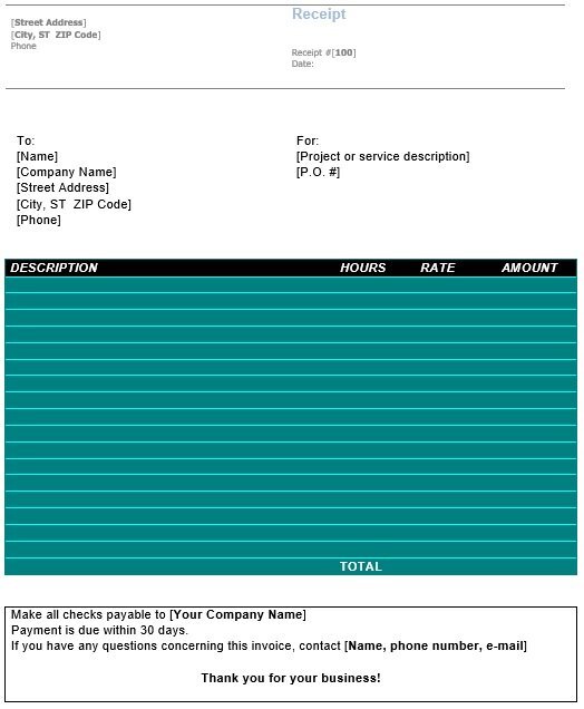 Printable Weekly Meal Planner Templates (Excel, Word, PDF)