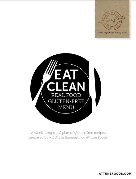 gluten weekly meal planner template