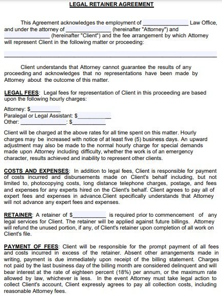 personal services agreement template