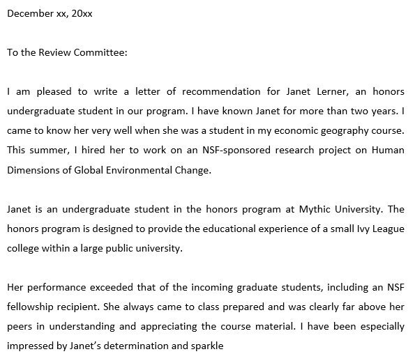 printable high school recommendation letter 12