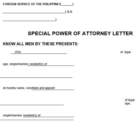 printable power of attorney form 2