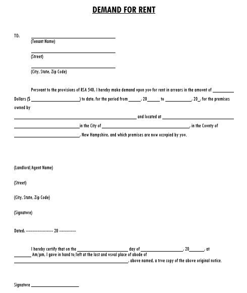 strong demand letter for payment template