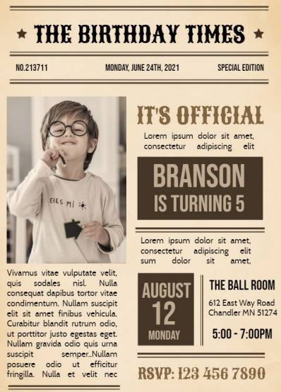 free old newspaper template 2