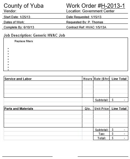 printable hvac invoice template 5