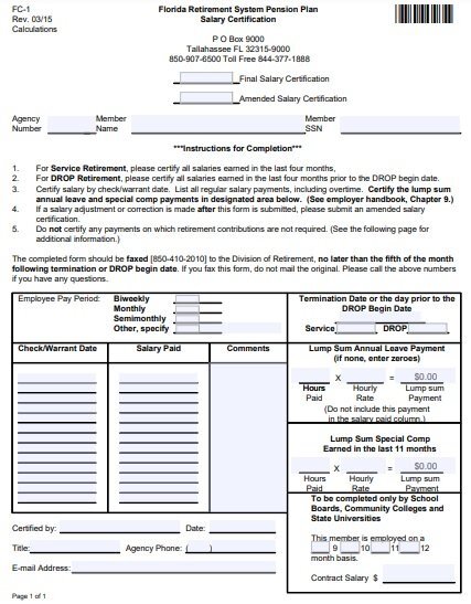final salary certificate template