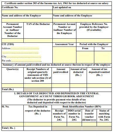 income tax salary certificate