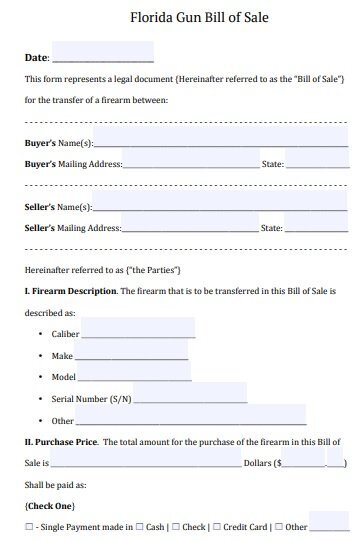 Printable Bicycle Bill of Sale Form (Word / PDF)
