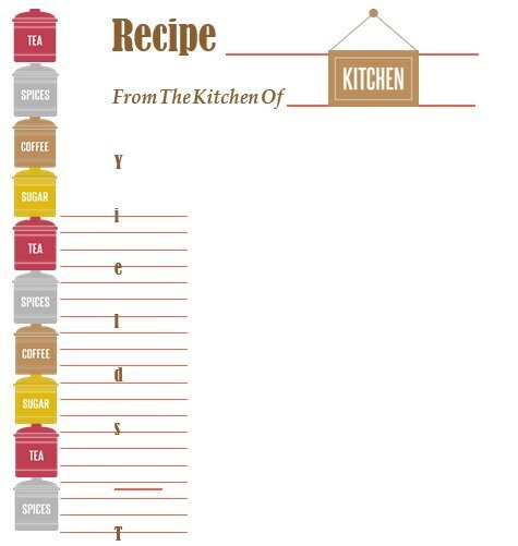 free recipe book template 10