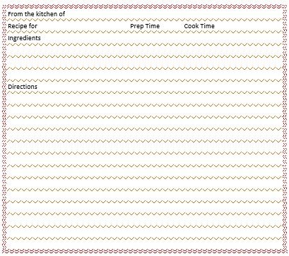 free recipe card template 13