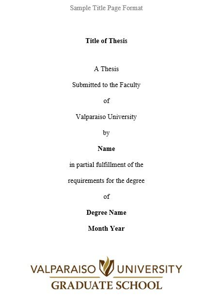 free title page template 10