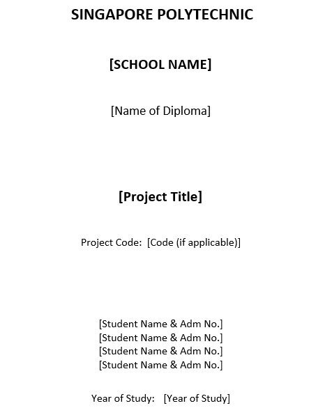 free title page template 2