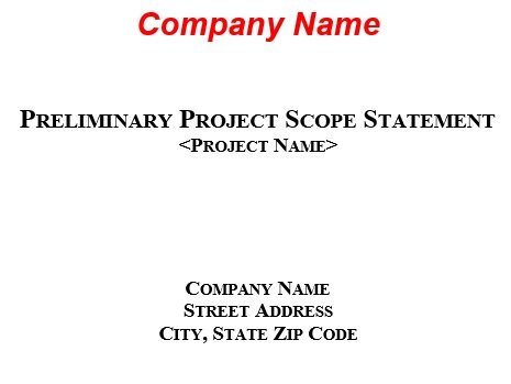free project scope example 3