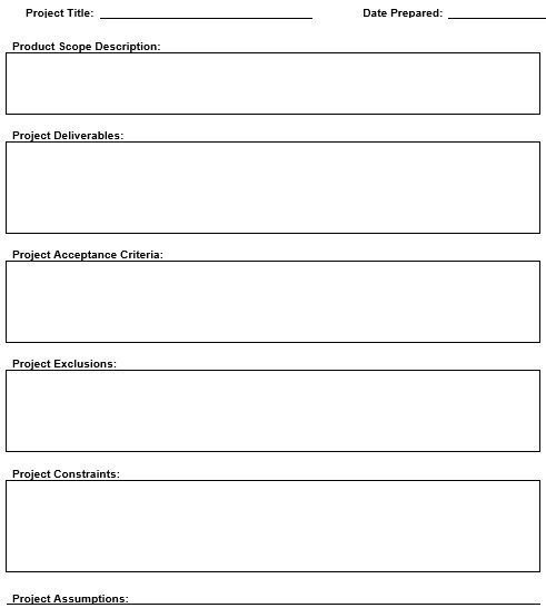 free project scope example 5