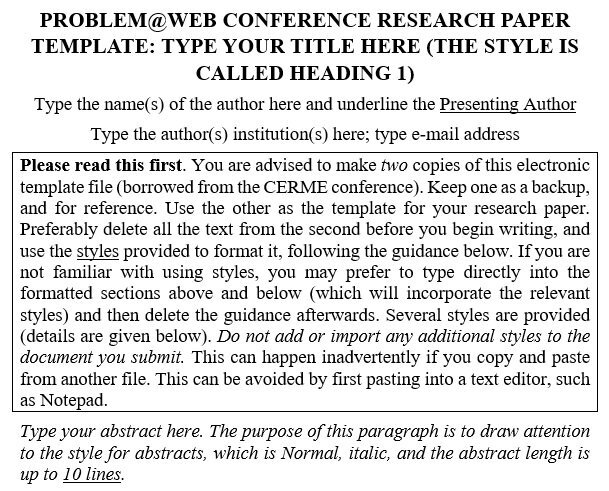 conference research paper example