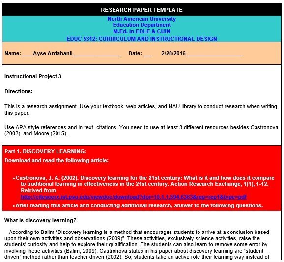 free research paper template 7