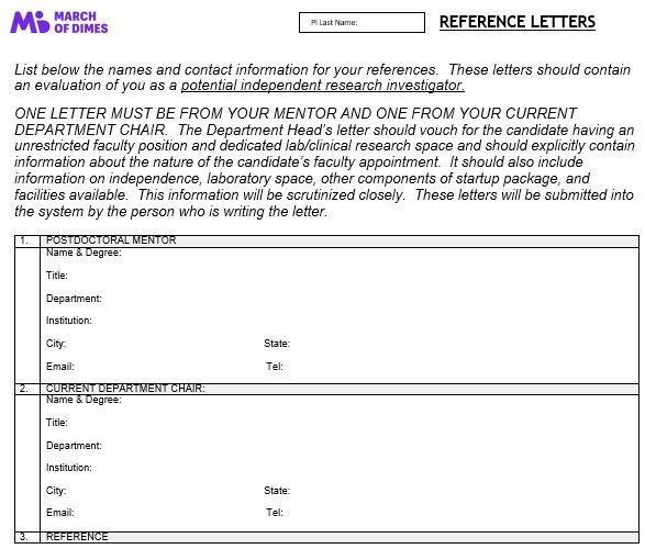 free reference list template 11
