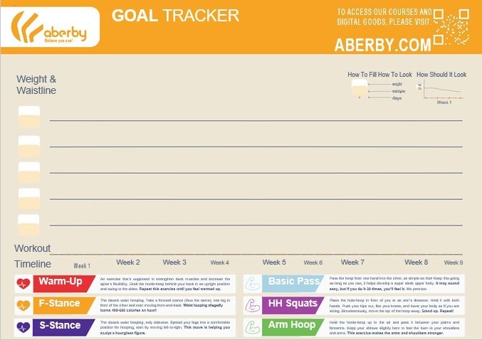 printable goal tracker template 7